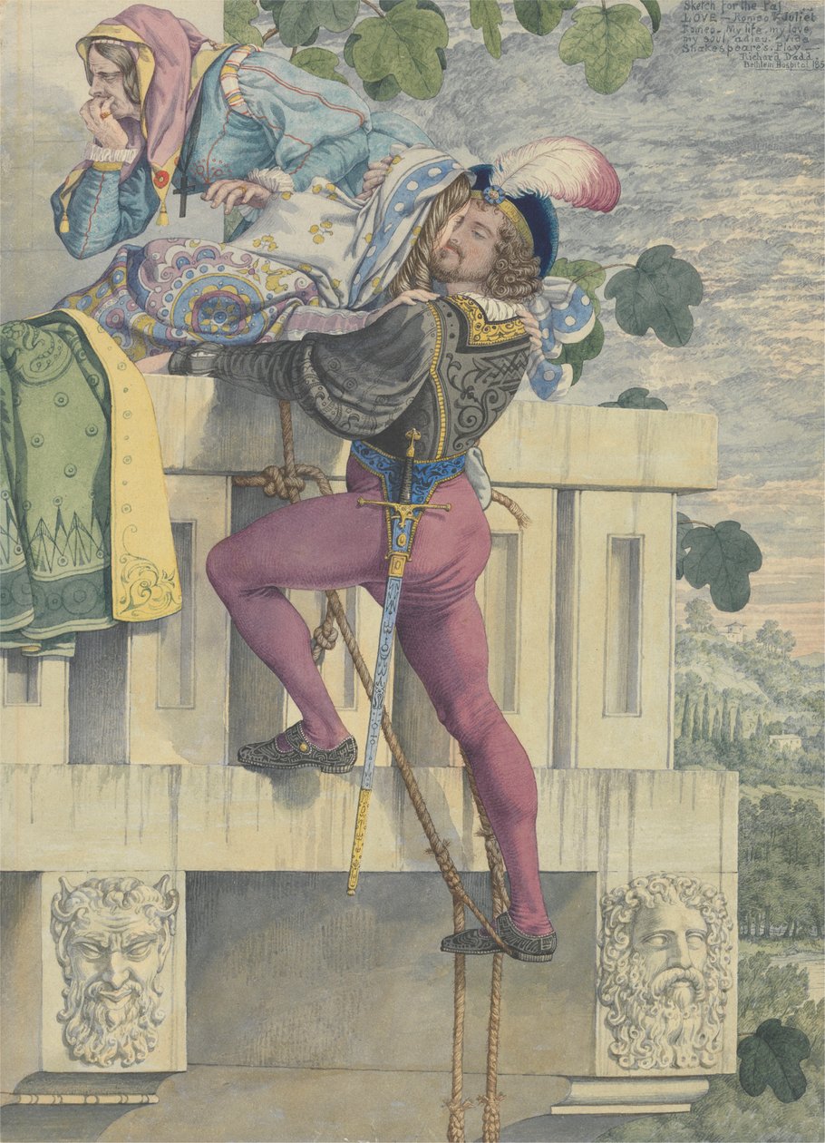 Tutkular İçin Taslak: Aşk by Richard Dadd
