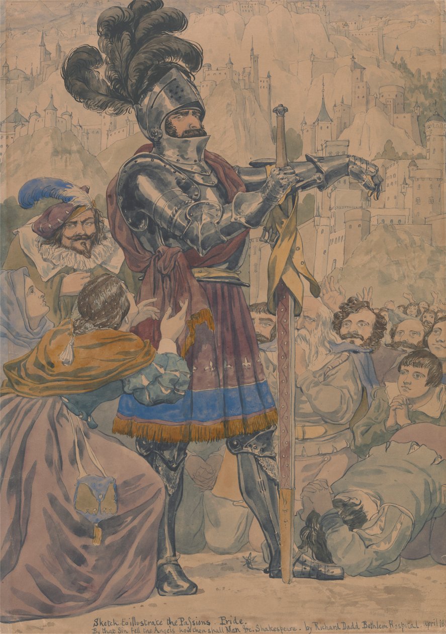 Tutkular İçin Taslak: Gurur by Richard Dadd