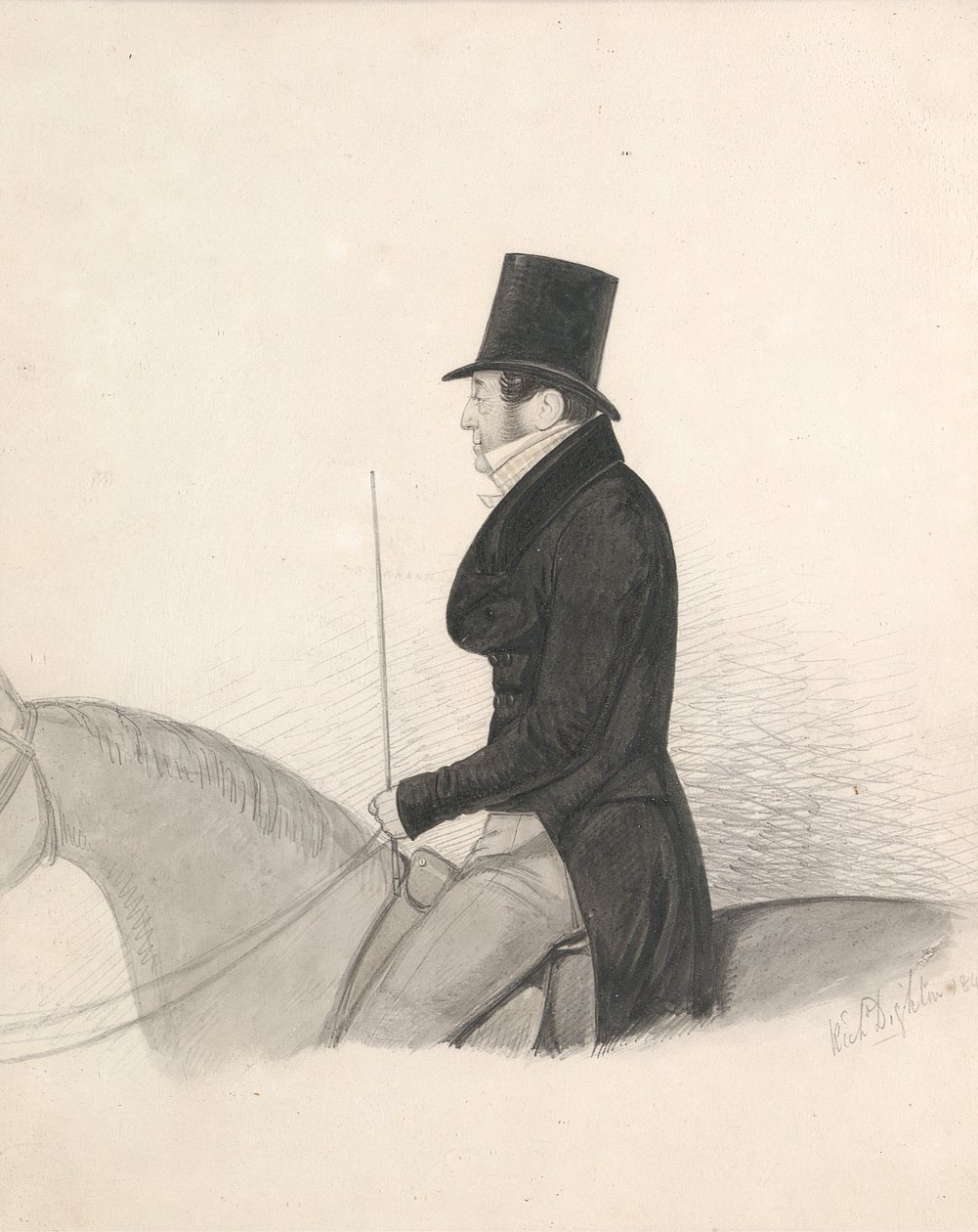 Bay Smith Dorian, 1841 by Richard Dighton