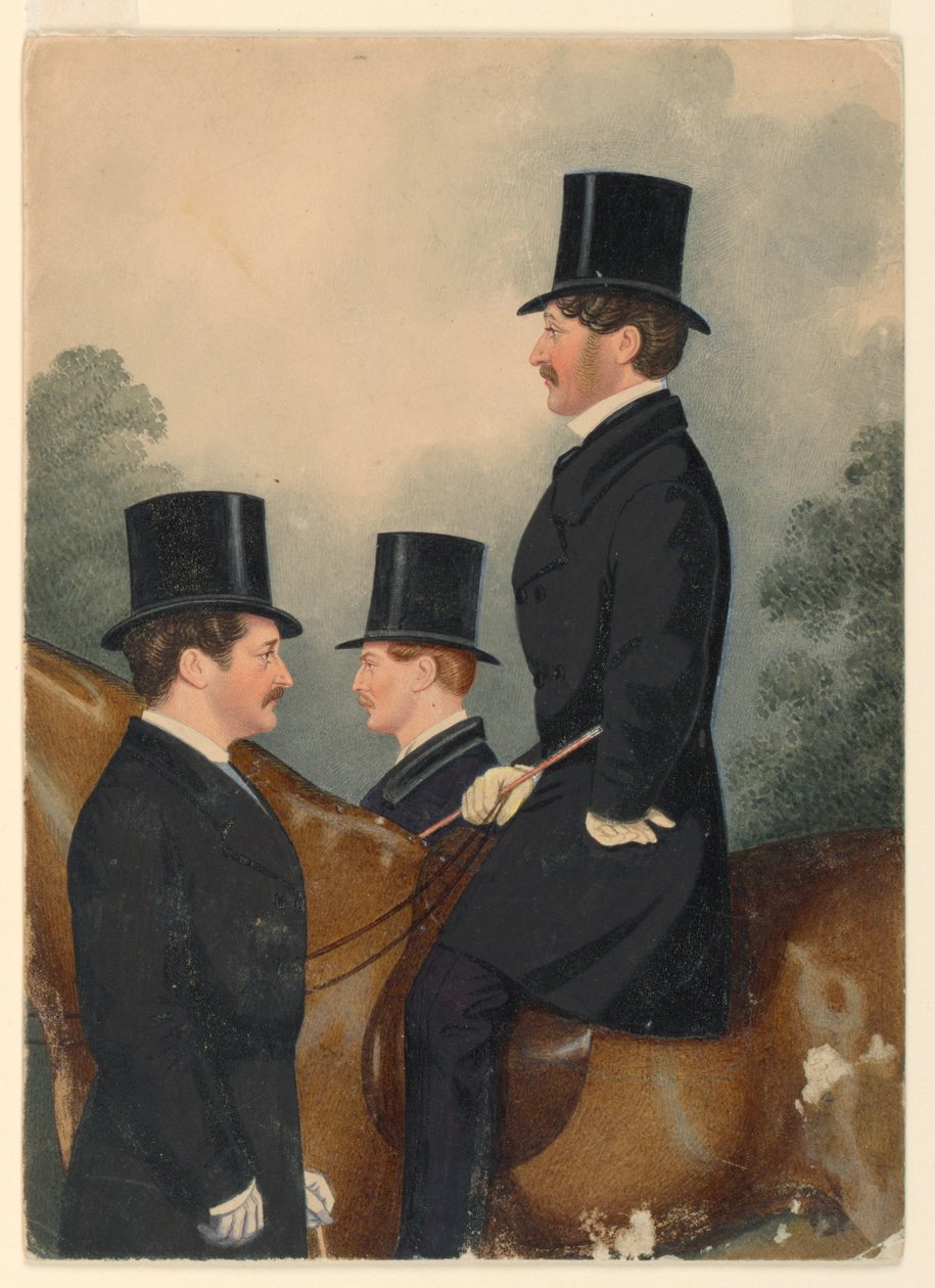 Sir George Wombwell ve Kardeşlerinin Portresi by Richard Dighton