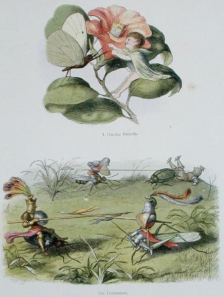 Dans Eden Bir Kelebek ve Turnuva, William Allingham ve Andrew Lang