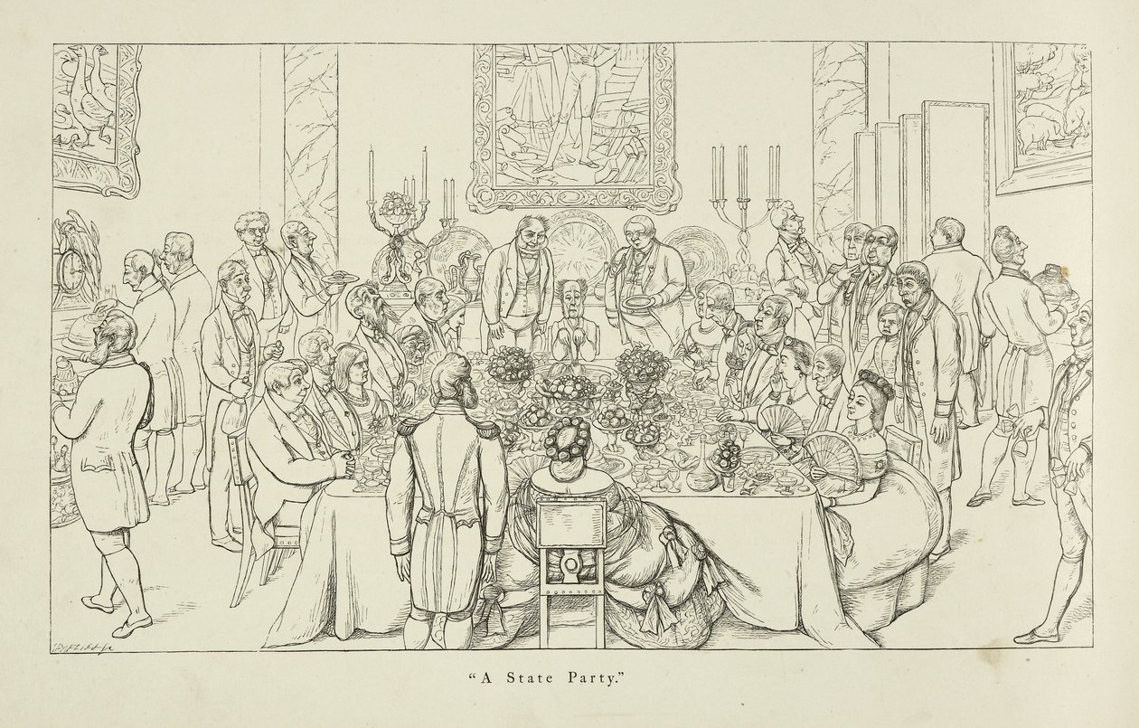 Bir Devlet Tarafı. Büyük bir ortamda büyük bir sosyal etkinlik. by Richard Doyle