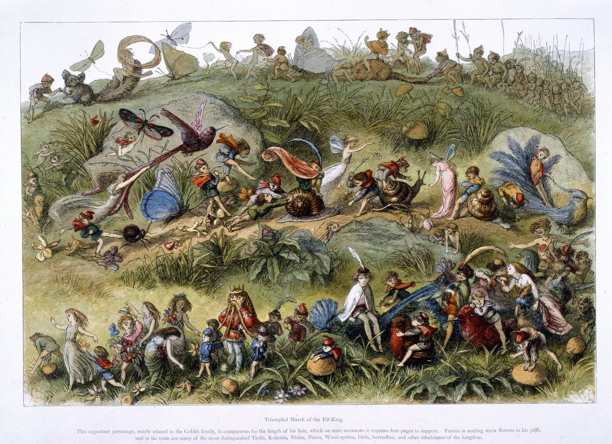 Elf Kralının Zafer Yürüyüşü by Richard Doyle