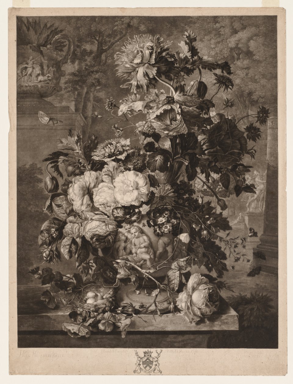 Bir Çiçek Parçası, 1778. by Richard Earlom