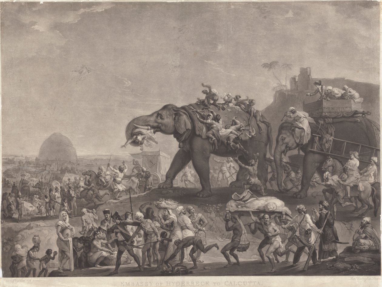 Kalküta Hyderbeck Büyükelçiliği by Richard Earlom