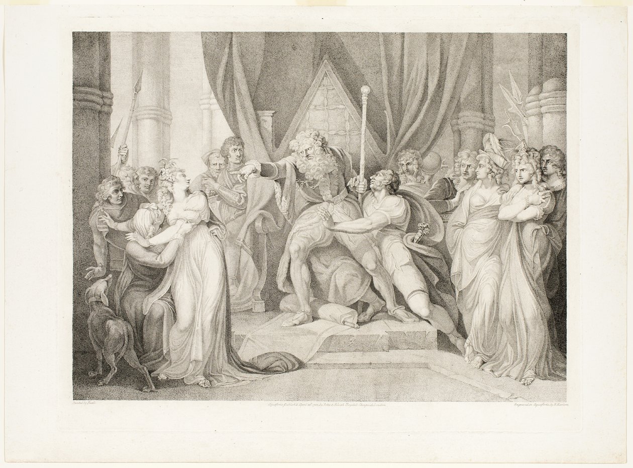 Lear, kızı Cordelia