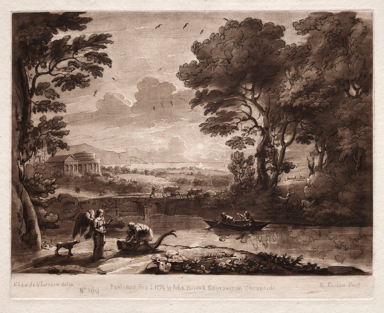Gerçeğin Kitabı 160, Tobias ve Melek, 1774 by Richard Earlom