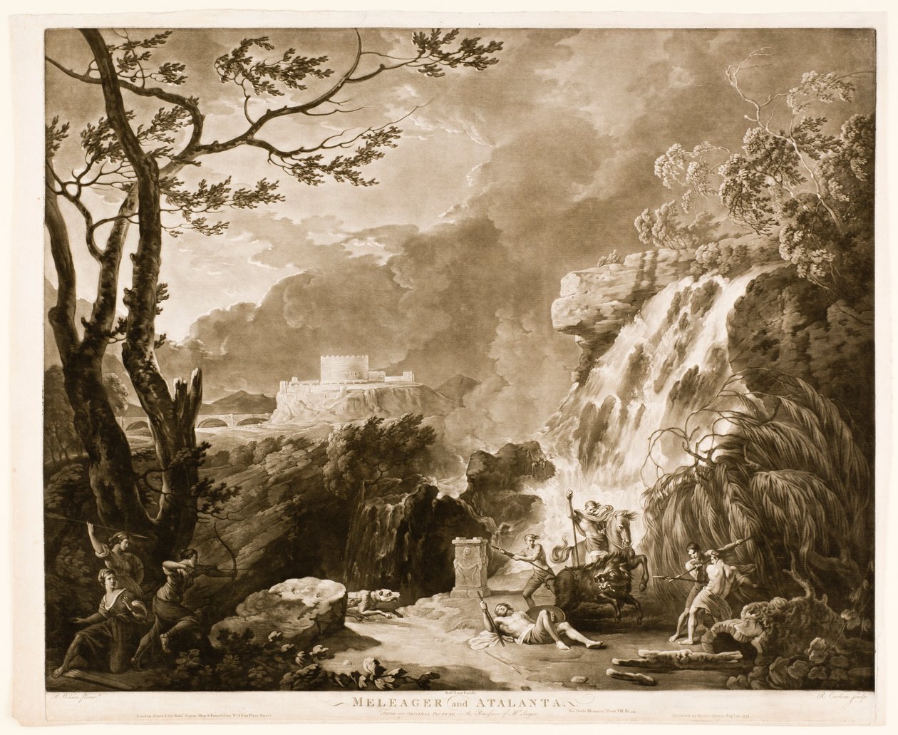 Meleager ve Atalanta, c1770-1800 by Richard Earlom