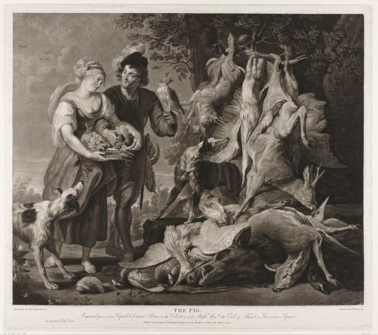 Peter Paul Rubens ve karısının portresi Fig (nesne üzerindeki başlık) by Richard Earlom
