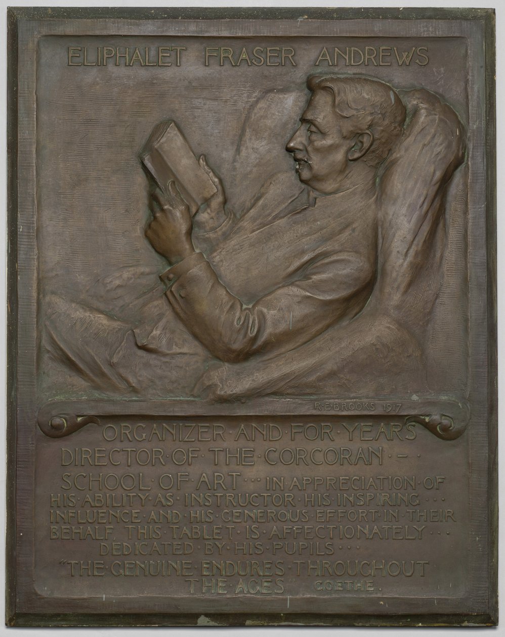 Geç E. F. Andrews Anıt Tableti by Richard Edwin Brooks