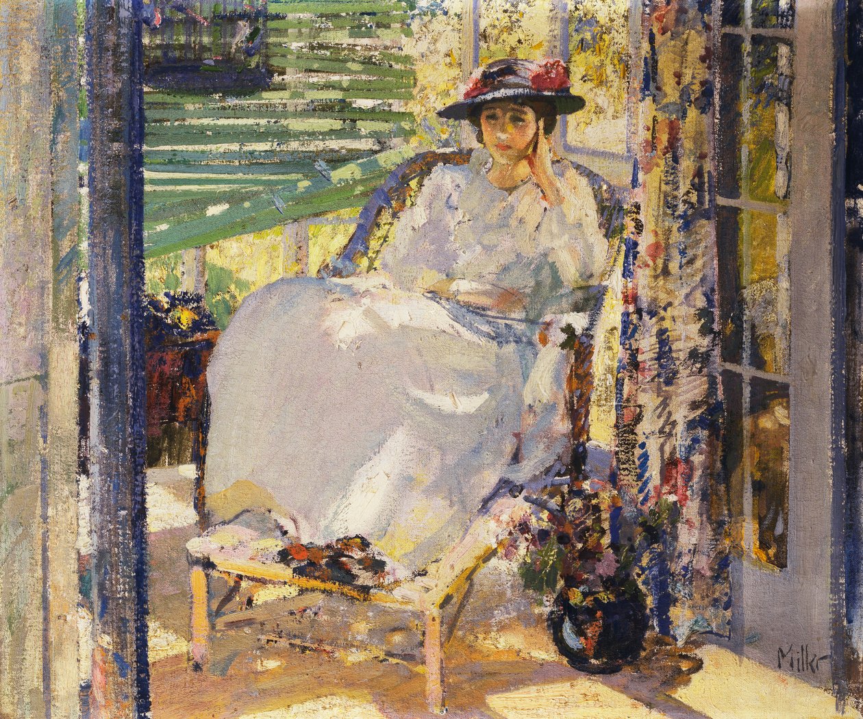 güneşlenme odasında by Richard Emil Miller