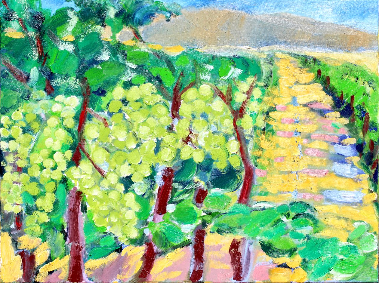 Chardonnay Üzümleri, Napa, 2019 by Richard Fox