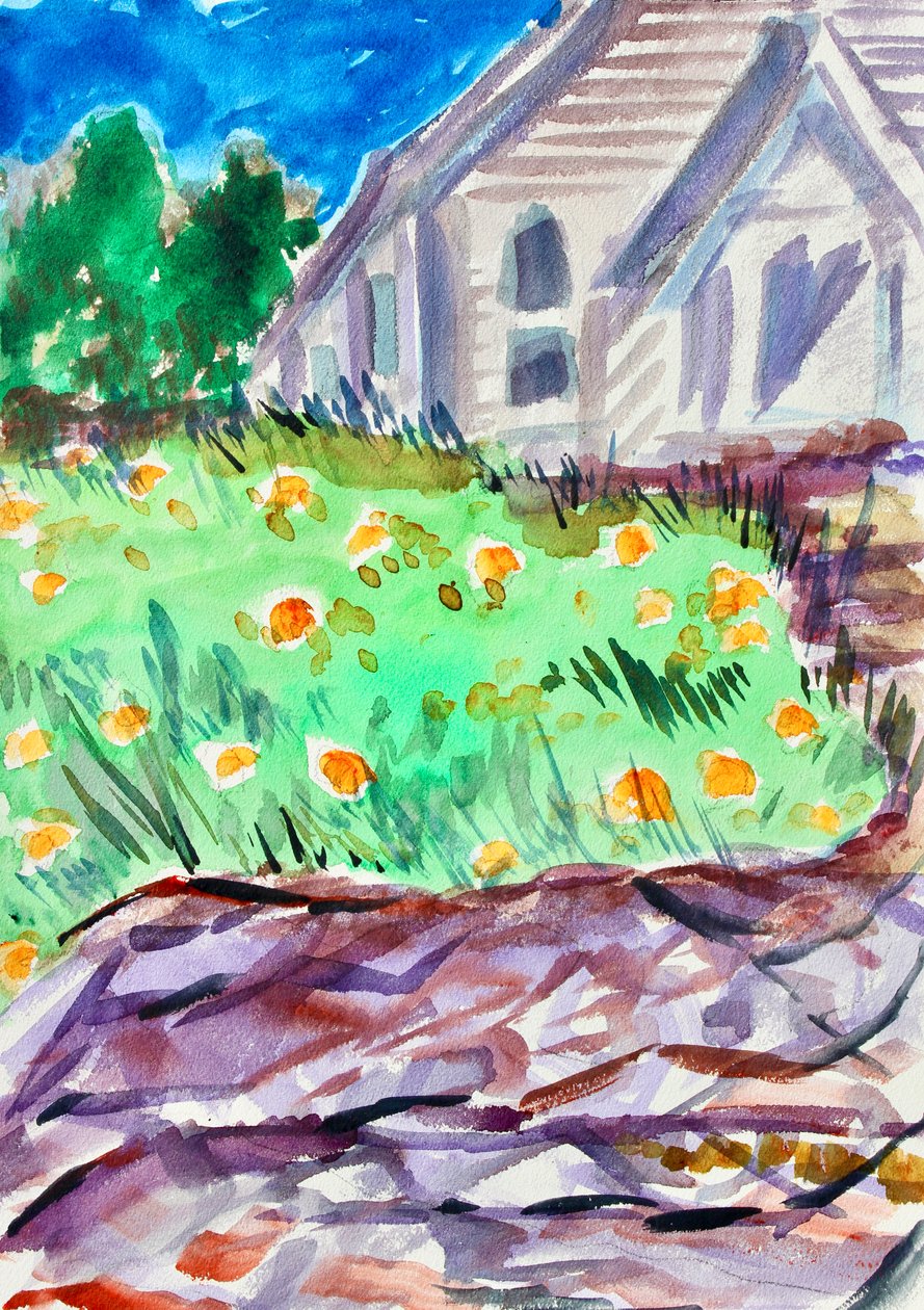 Tepedeki Kilise, Tiburon, 2017 by Richard Fox