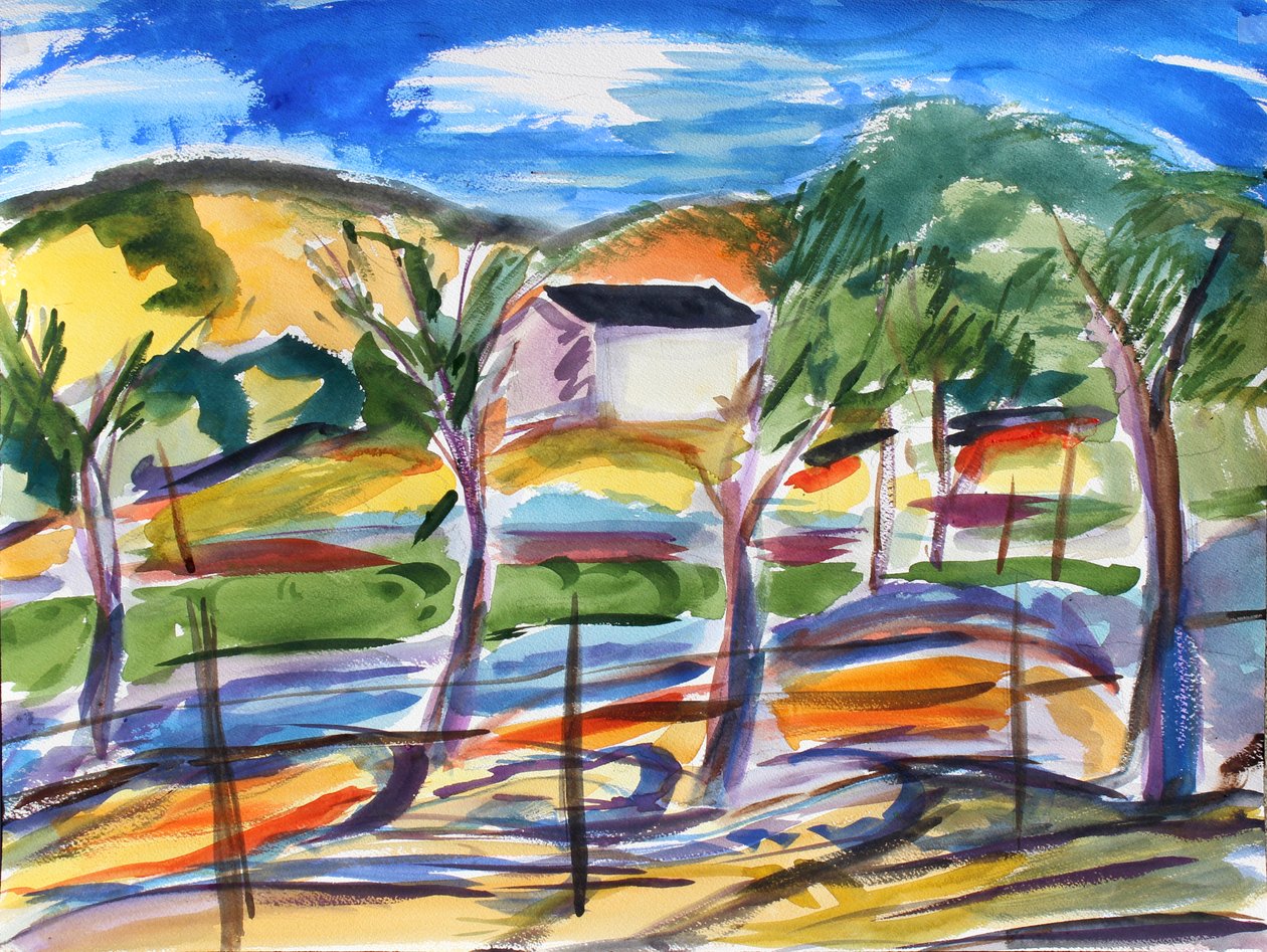Tarla ve Yalnız Ev, 2019 by Richard Fox