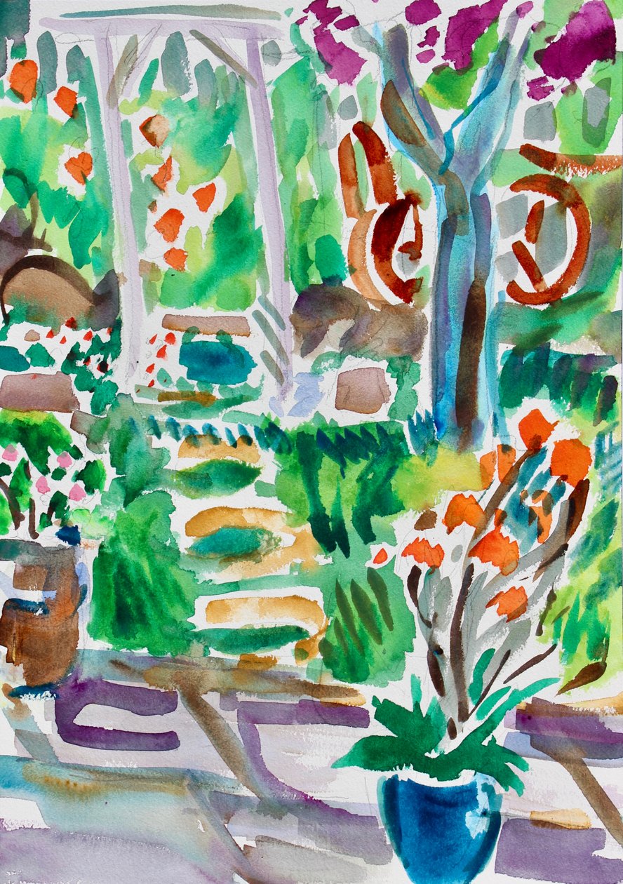 Bahçe Yolu ve Kafes, 2020 by Richard Fox