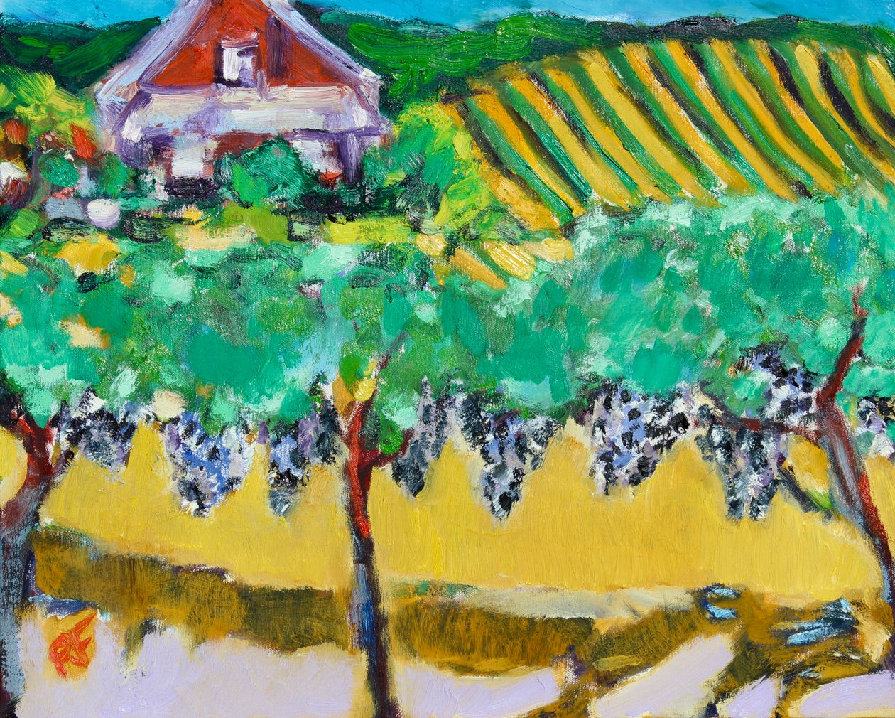 Merlot Üzümleri, Napa, 2017 by Richard Fox