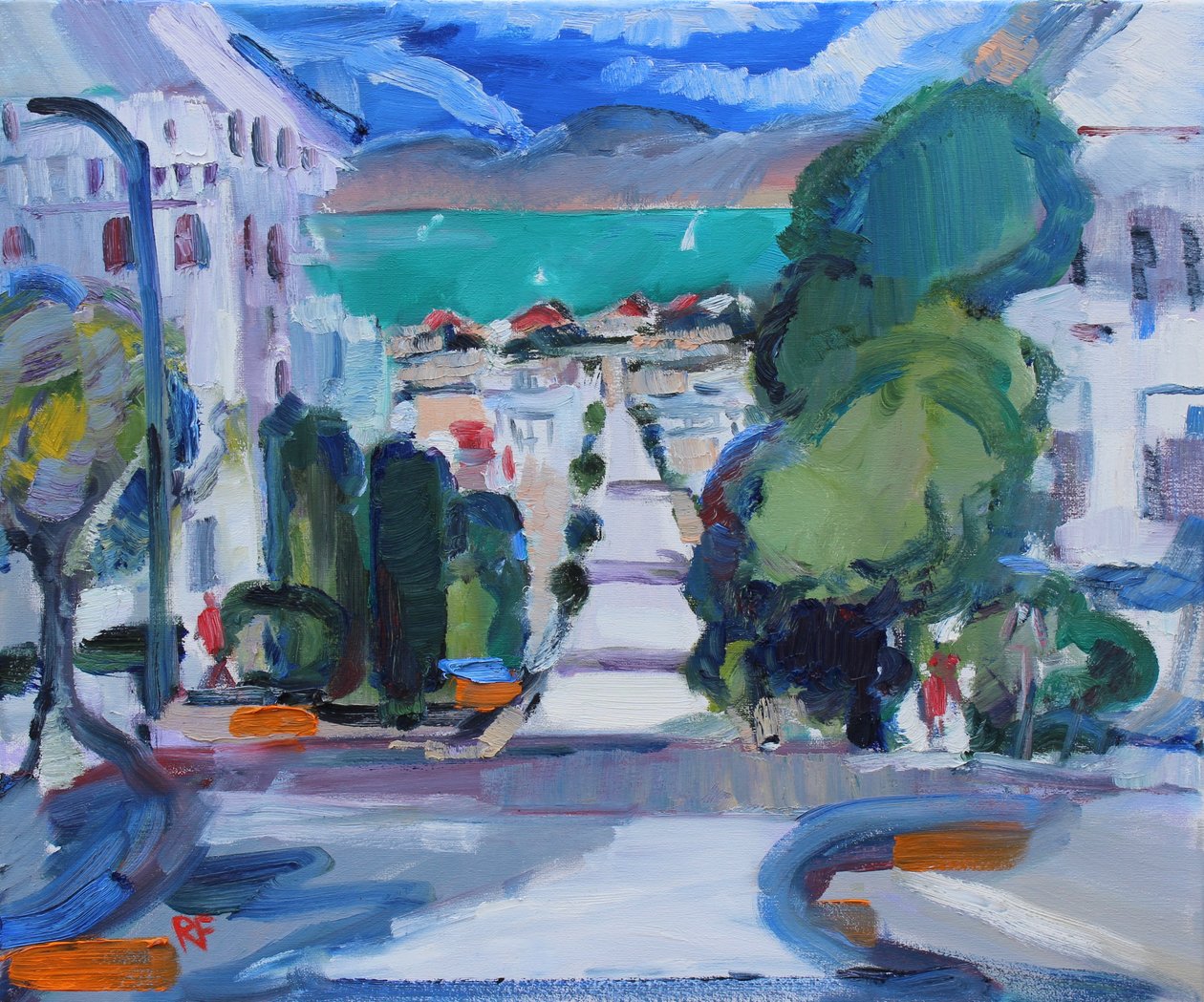 Körfeze Pasifik Tepeleri, 2019 by Richard Fox