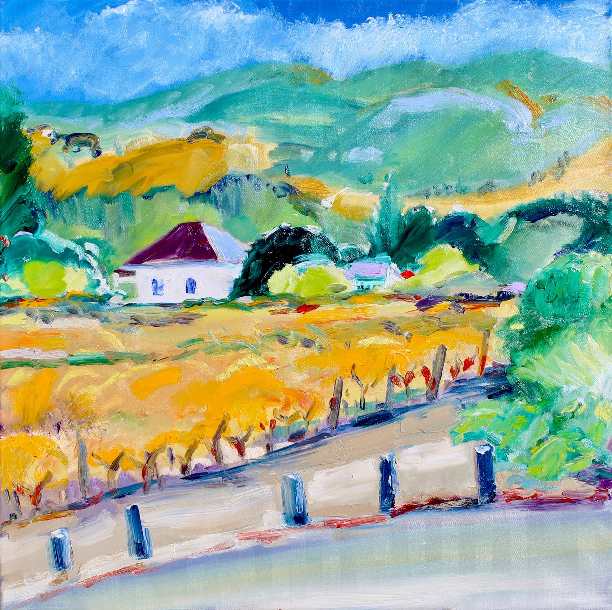 Sonbaharda Bağ, Napa, 2020 by Richard Fox