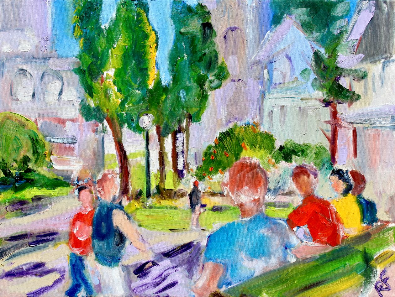 Washington Meydanı Parkı, San Francisco, 2018 by Richard Fox