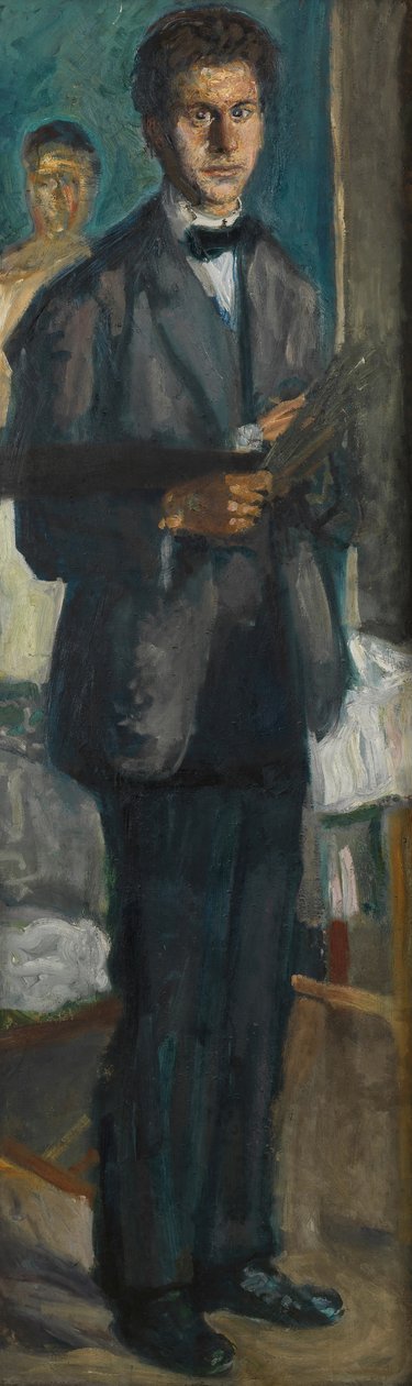 Paletli otoportre, 1906-1907. by Richard Gerstl