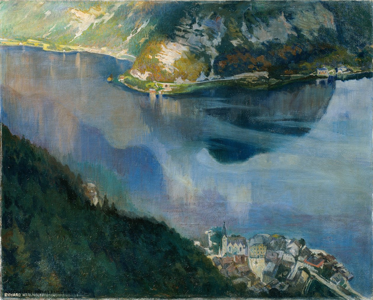 Hallstatt gölü by Richard Harlfinger