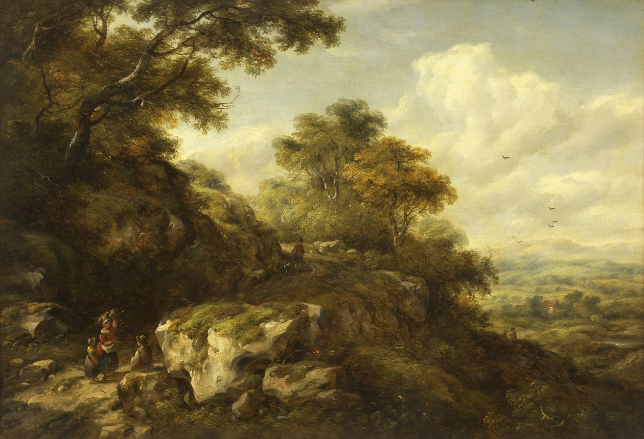 Otford, Kent Yakınında Görünüm by Richard Hilder