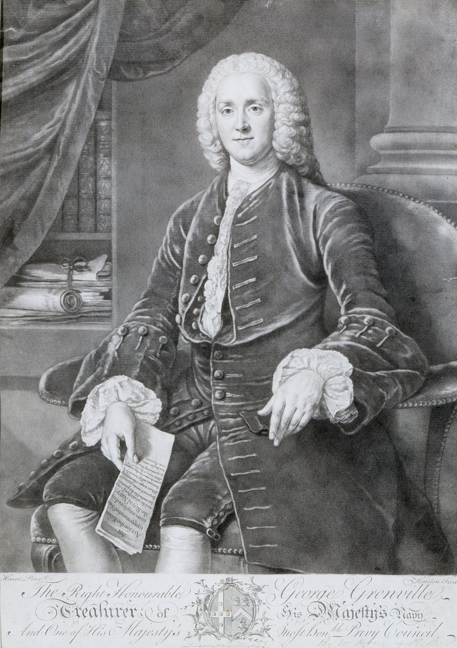 George Grenville (1712-70) (taş) by Richard Houston