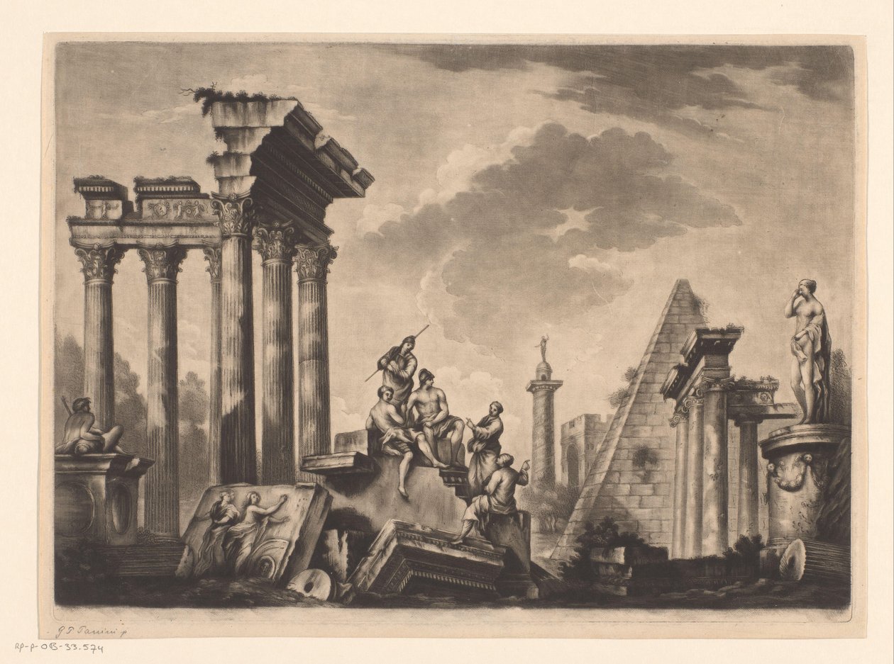 Ruïnes te Roma by Richard Houston