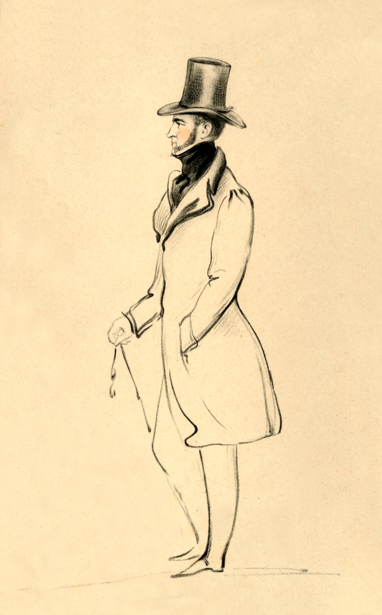 Bir Pembrokeshire Adamı - Pembroke Kontu, c1841. by Richard James Lane