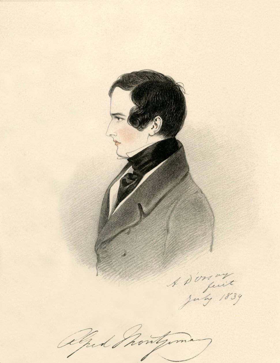 Alfred Montgomery, 1839. by Richard James Lane