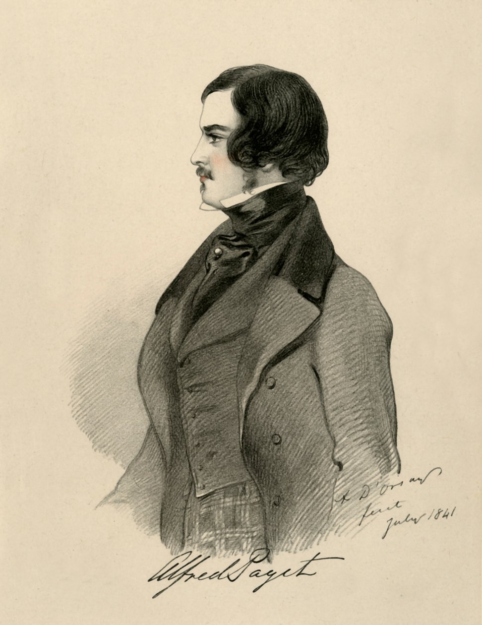 Alfred Paget, 1841. by Richard James Lane
