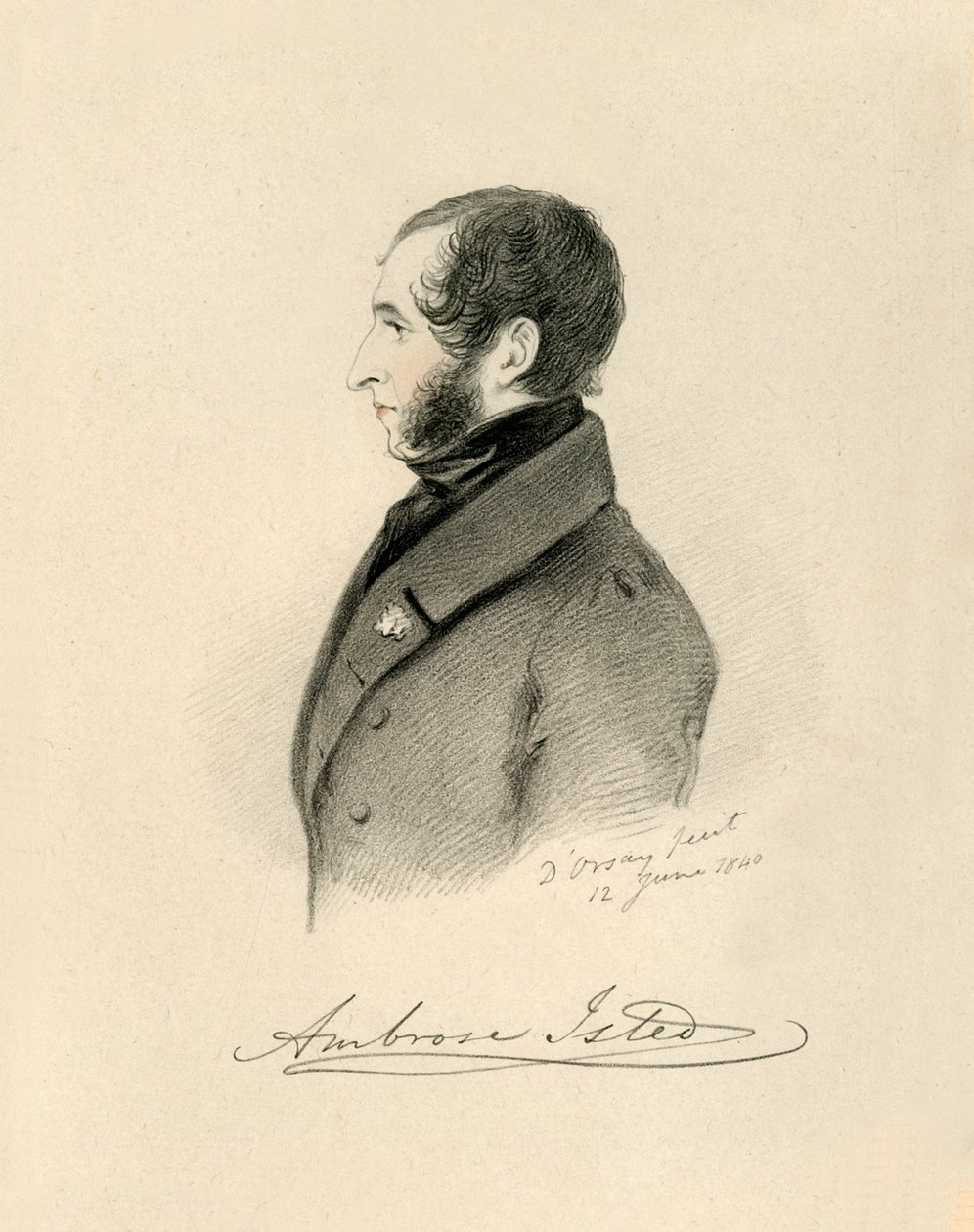 Ambrose İsted, 1840. by Richard James Lane