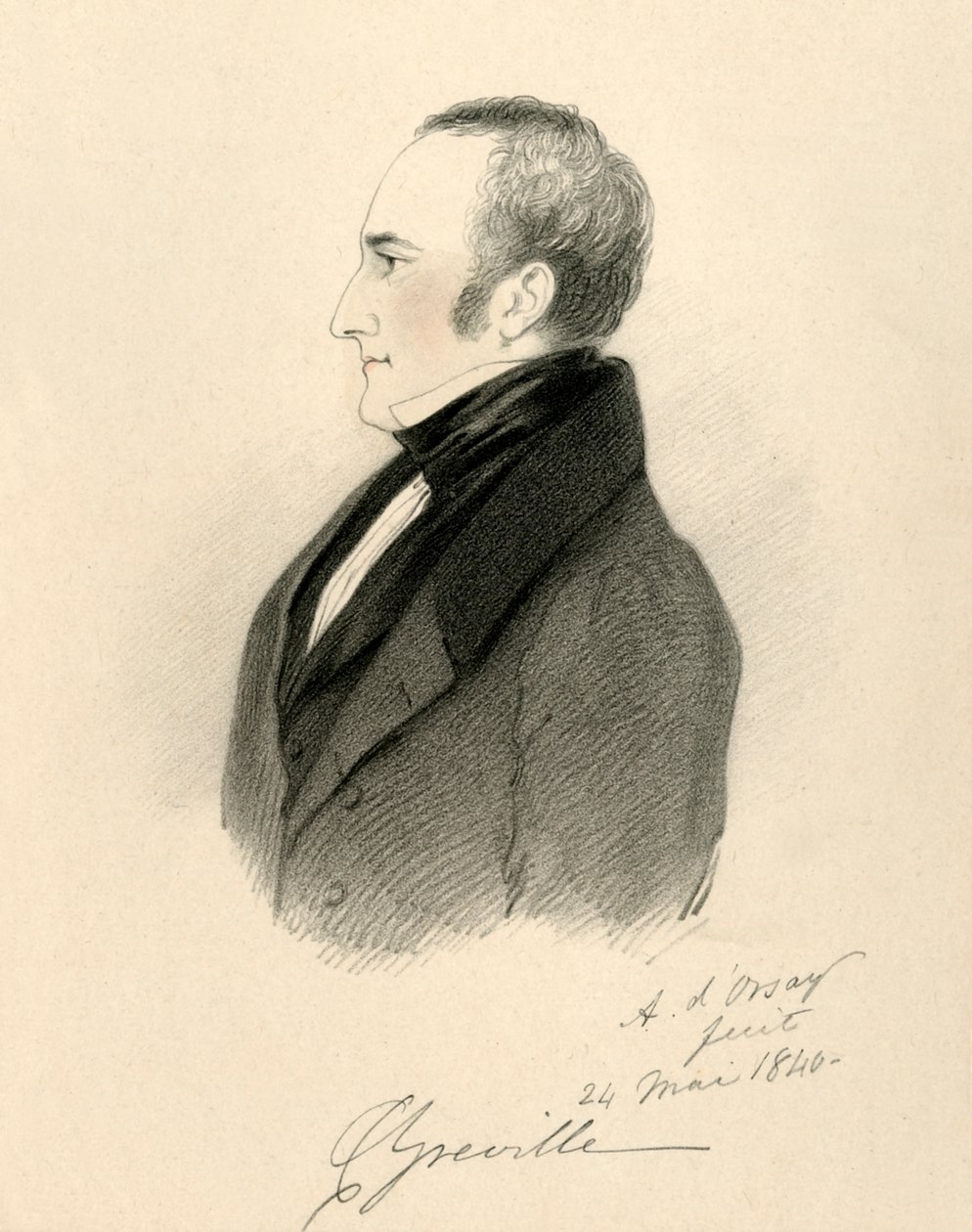 Charles Greville, 1840. by Richard James Lane