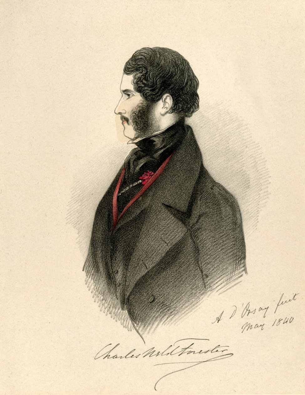 Charles Kaynak Ormancısı, 1840. by Richard James Lane
