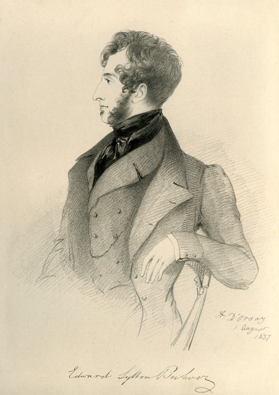 Edward Lytton Bulwer, 1837. by Richard James Lane