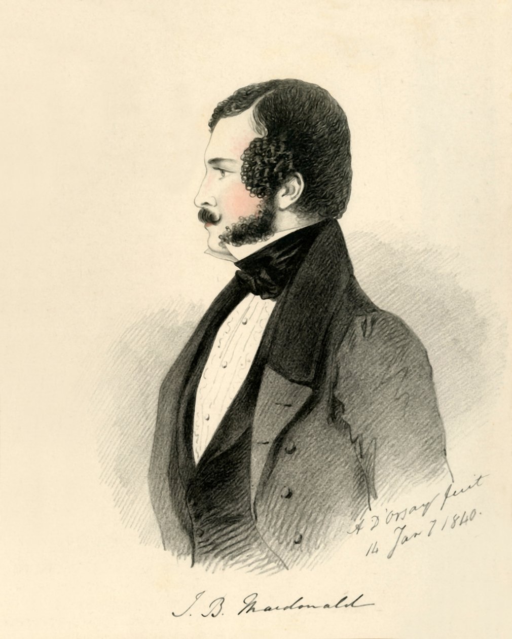 J.B. Macdonald, 1840. by Richard James Lane