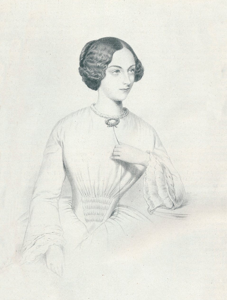 Johanna Wagner, 1852 by Richard James Lane
