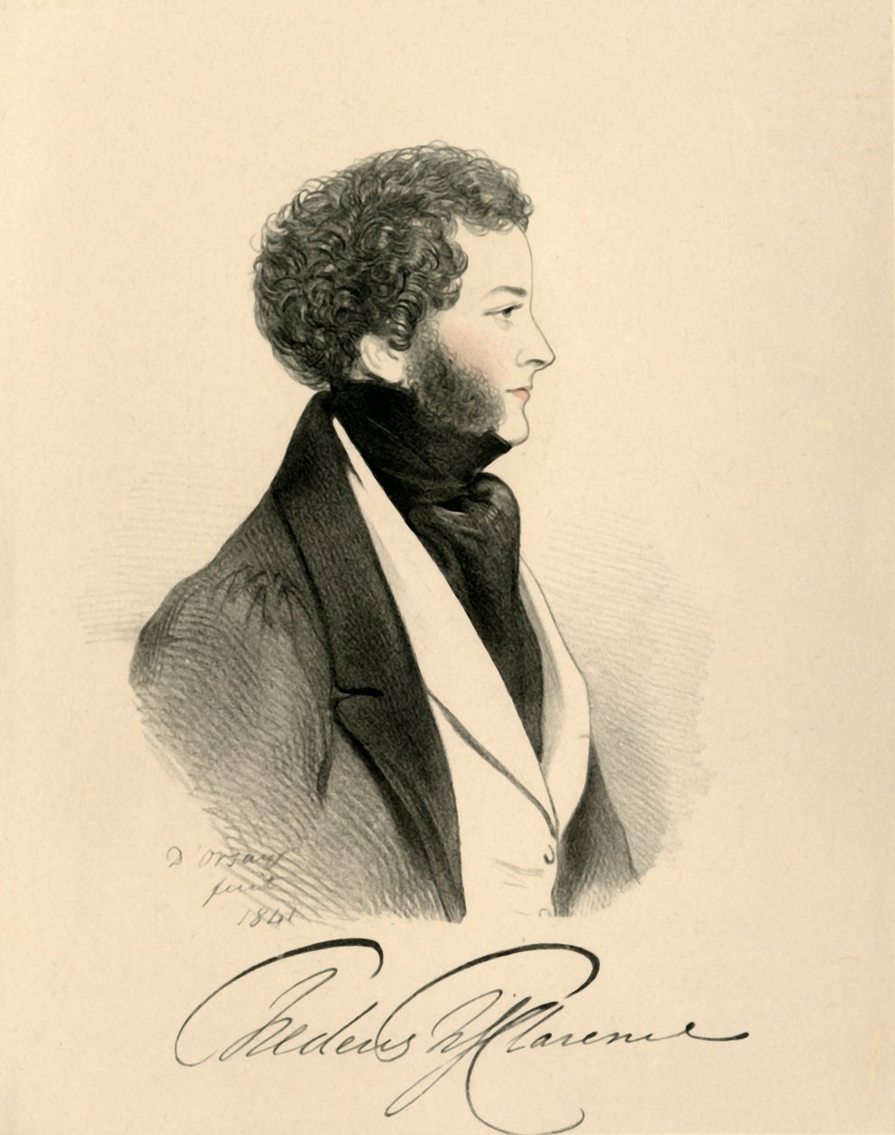 Lord Frederic FitzClarence, 1841. by Richard James Lane