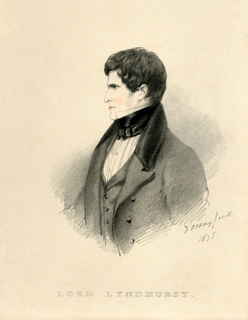 Lord Lyndhurst, 1835. by Richard James Lane