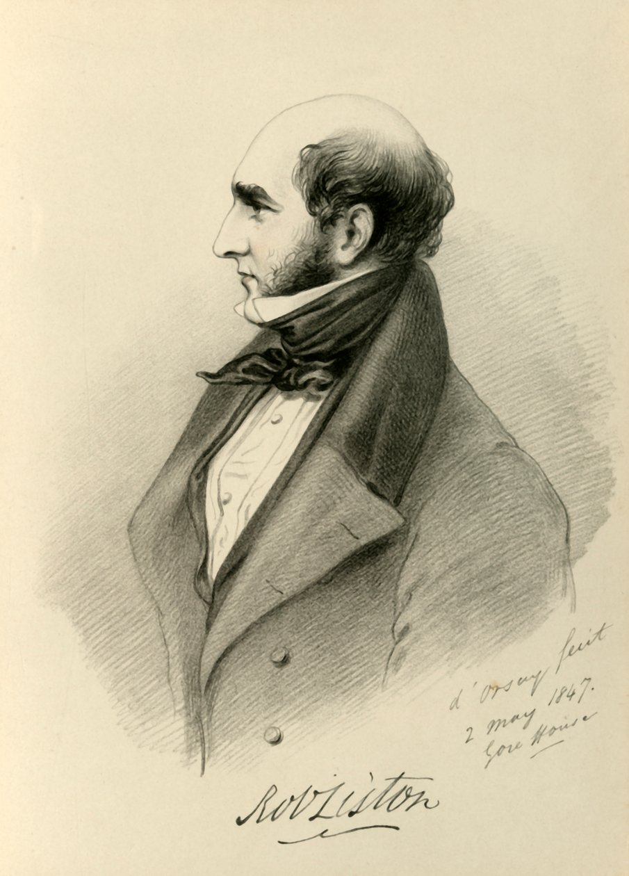 Robert Liston, 1847. by Richard James Lane