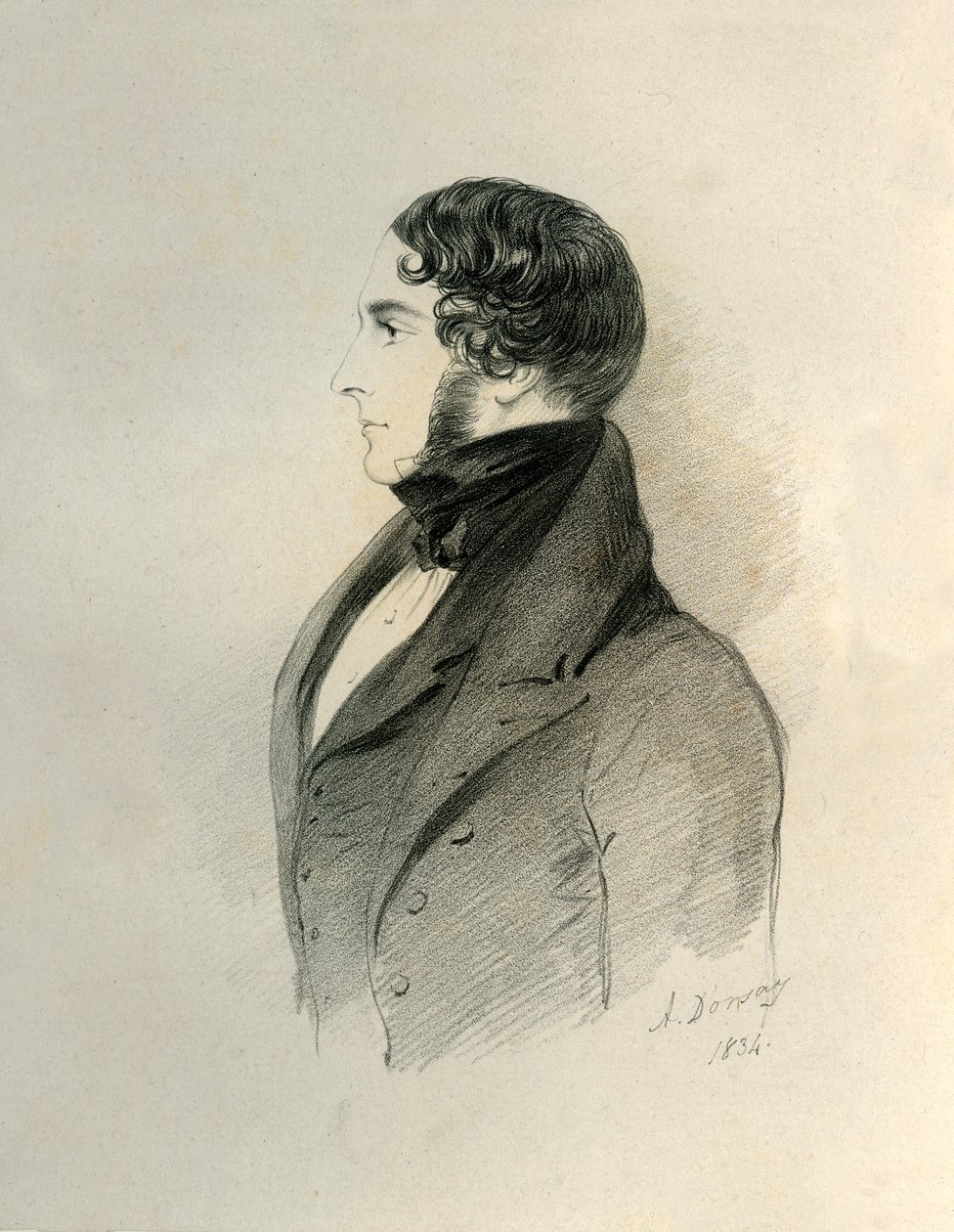 Sir William Massey Stanley, 1834. by Richard James Lane