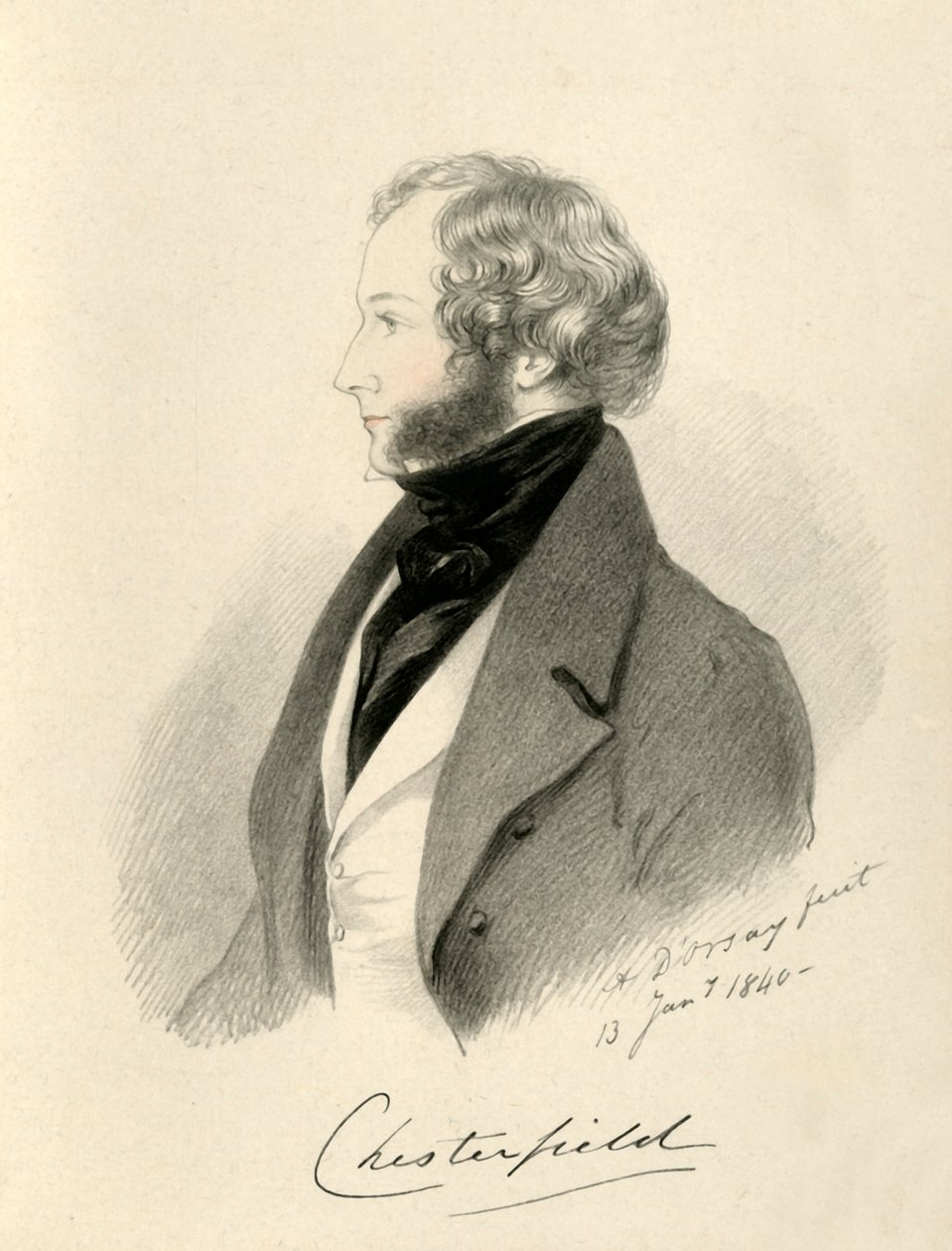 Chesterfield Kontu, 1840. by Richard James Lane