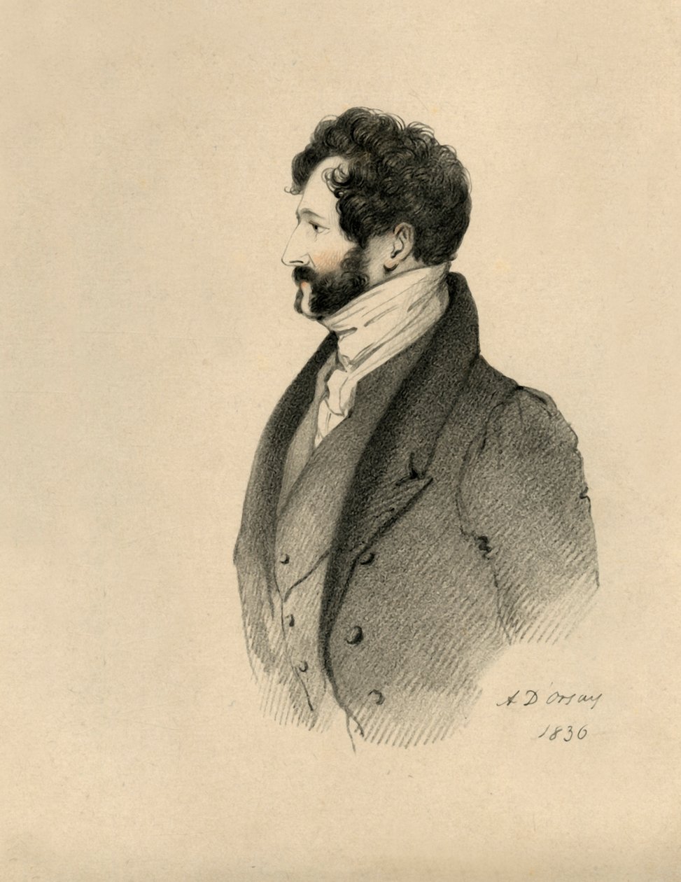 Saygıdeğer Lincoln Stanhope, 1836. by Richard James Lane