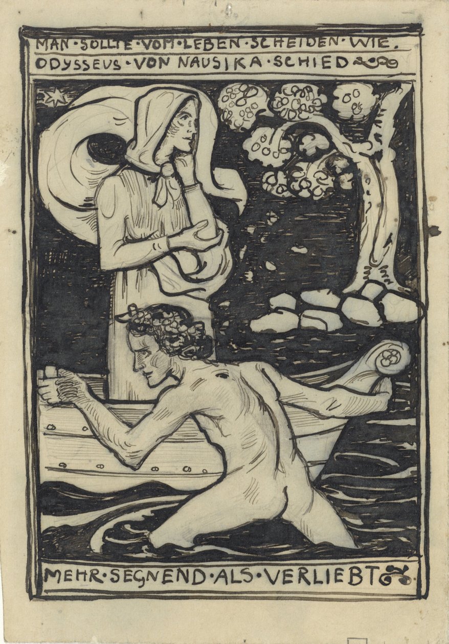 Odysseus ve Naussikaä'nın Vedası by Richard Nicolaüs Roland Holst