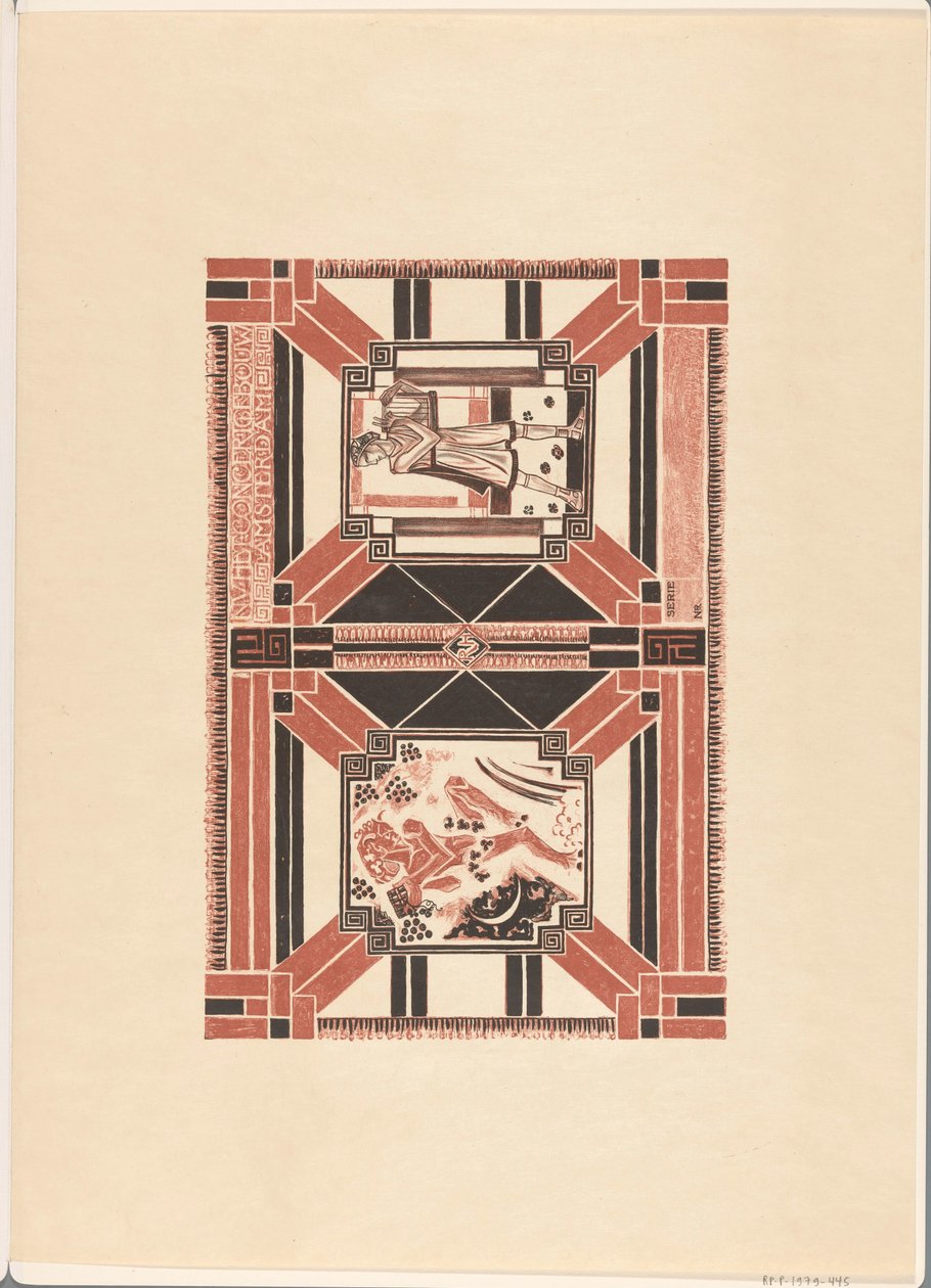 Concertgebouw Amsterdam Programı için kapak tasarımı by Richard Nicolaüs Roland Holst