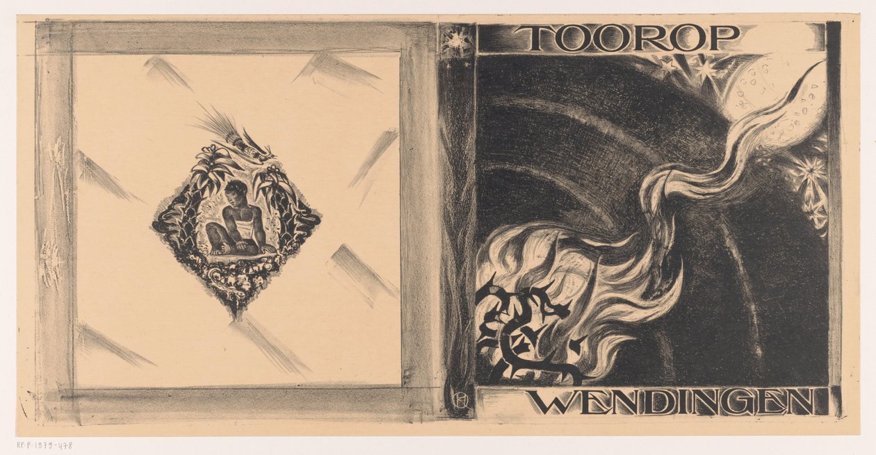 Kapak tasarımı: Weendingen, Toorop sayısı, 1928 by Richard Nicolaüs Roland Holst