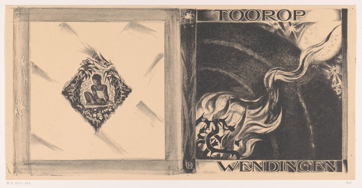 Kapak tasarımı: Weendingen, Toorop sayısı, 1928 by Richard Nicolaüs Roland Holst