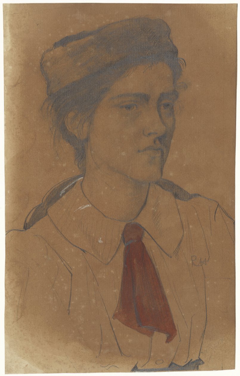 Loenen'den Kootje Martinet'in portresi by Richard Nicolaüs Roland Holst