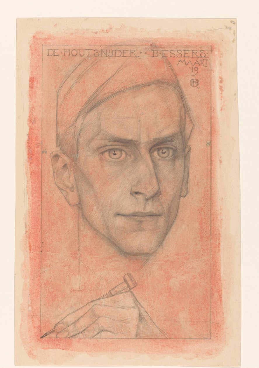 Oymacı B. Essers'ın portresi by Richard Nicolaüs Roland Holst
