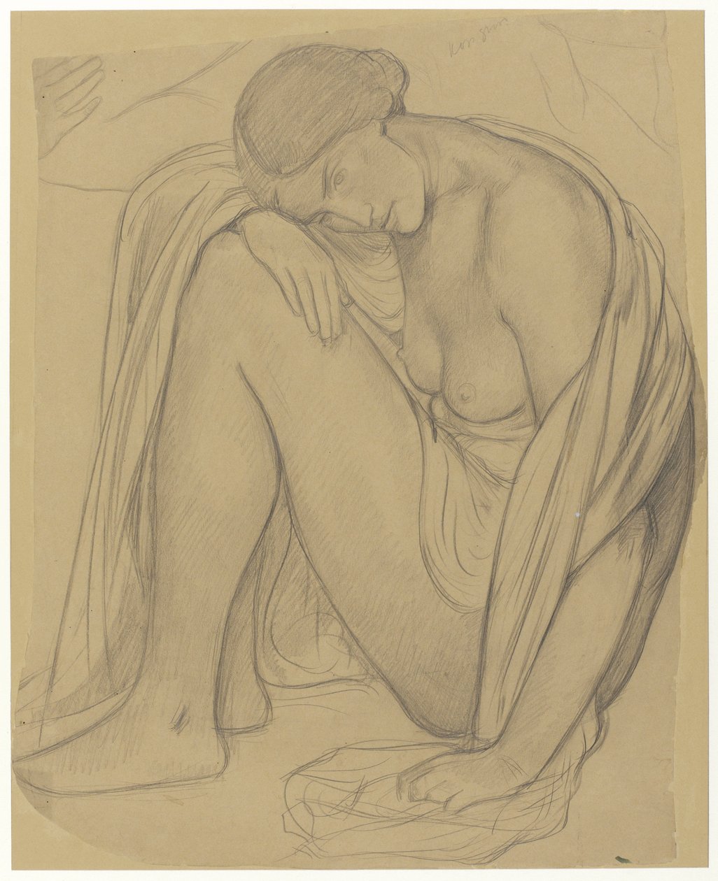 oturan kadın by Richard Nicolaüs Roland Holst